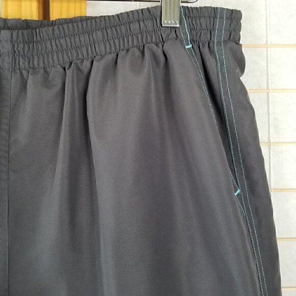 Kim Rogers Womens' Mesh Lined Wind Pants Track Activewear Size Large Gray - Picture 5 of 5
